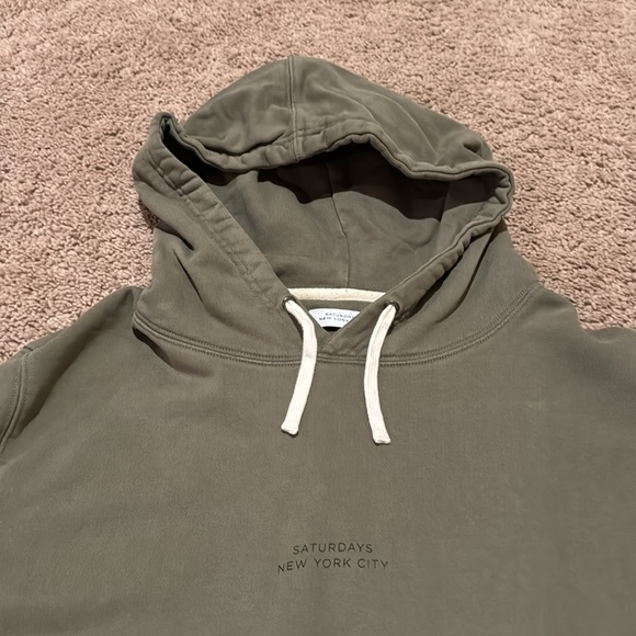 SNYC Olive hoodie - Picture 3 of 5